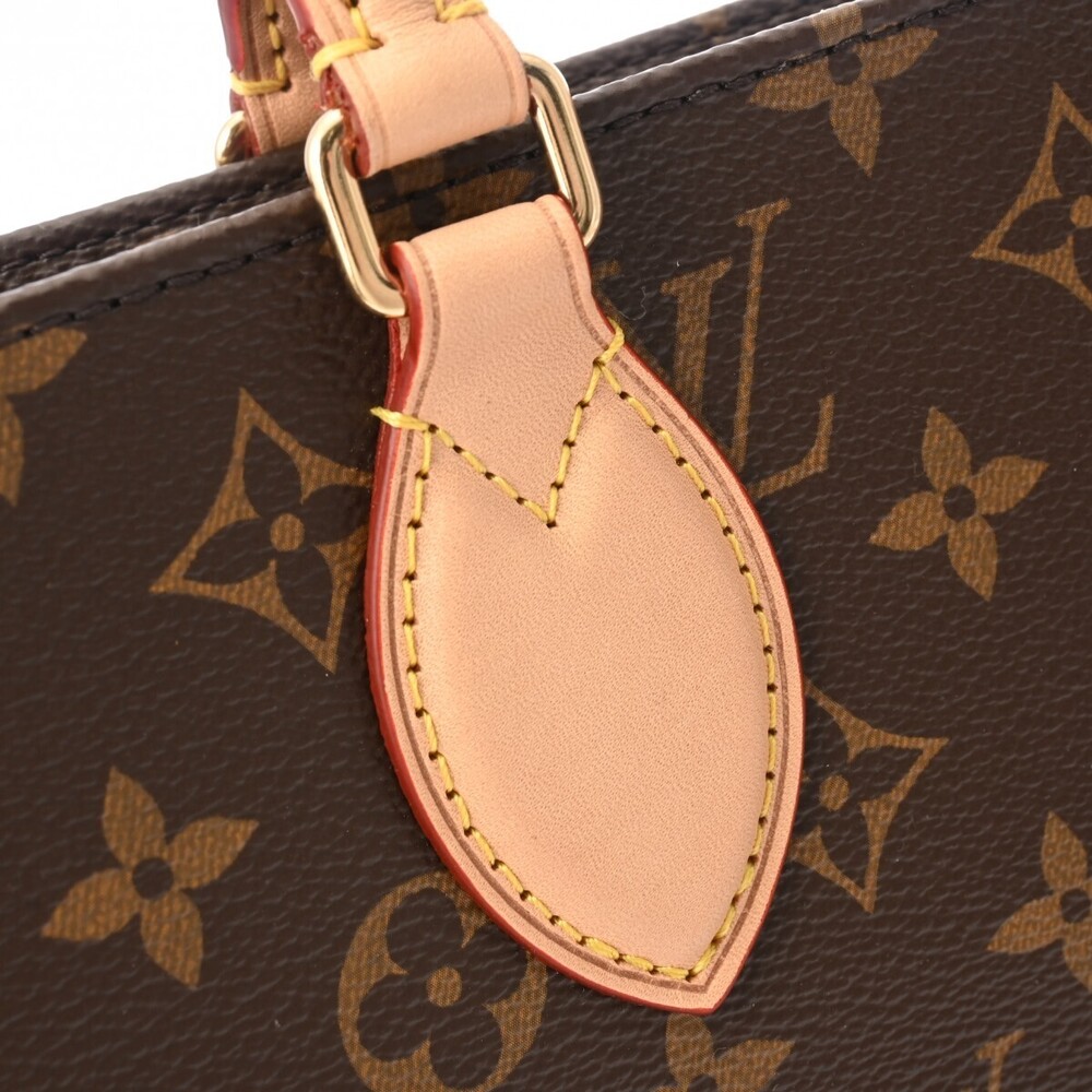 Louis Vuitton Sac Brown Plat Canvas Bag Tote Monogram - Picture 10 of 11